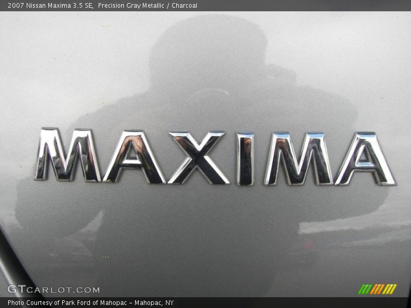 Precision Gray Metallic / Charcoal 2007 Nissan Maxima 3.5 SE