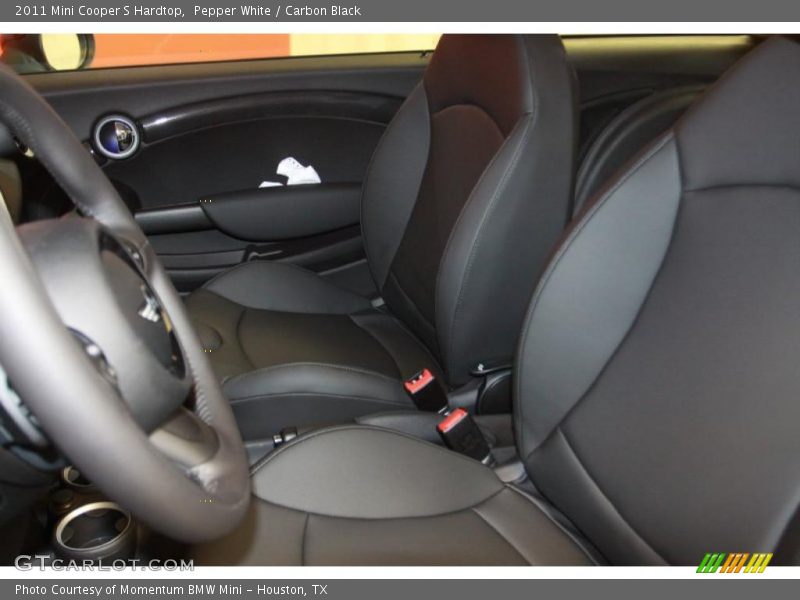 Pepper White / Carbon Black 2011 Mini Cooper S Hardtop