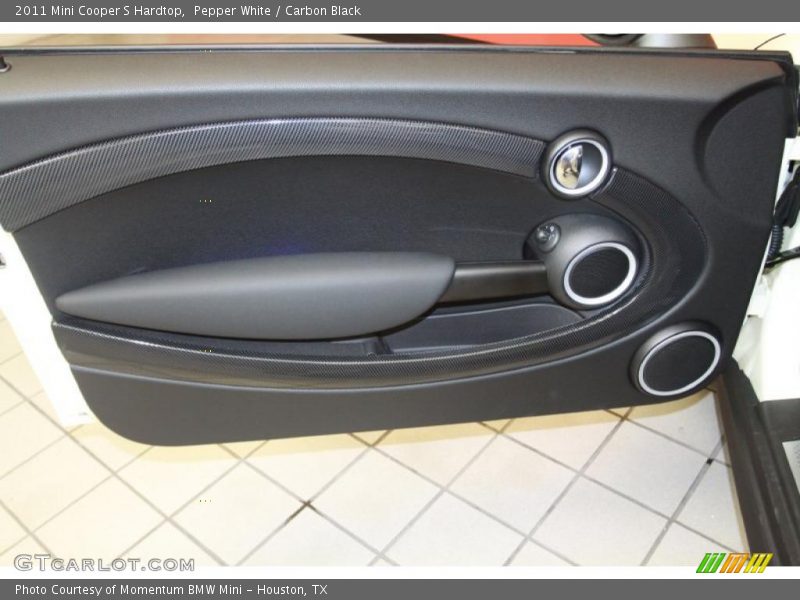 Pepper White / Carbon Black 2011 Mini Cooper S Hardtop