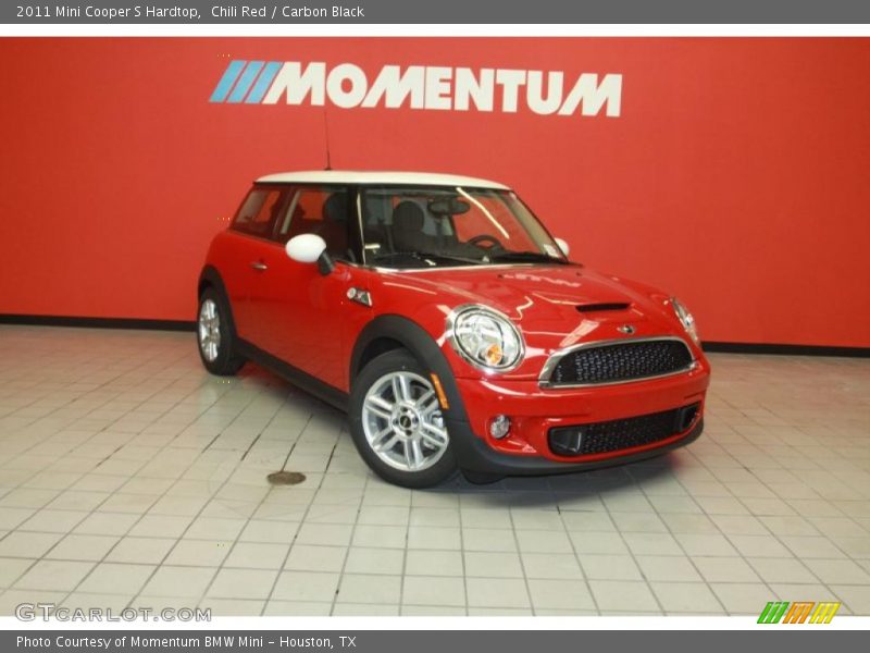 Chili Red / Carbon Black 2011 Mini Cooper S Hardtop