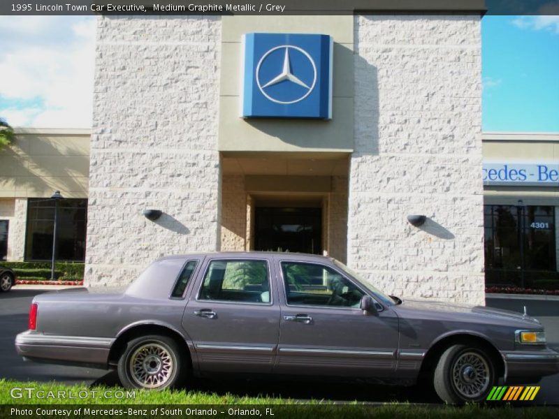 Medium Graphite Metallic / Grey 1995 Lincoln Town Car Executive