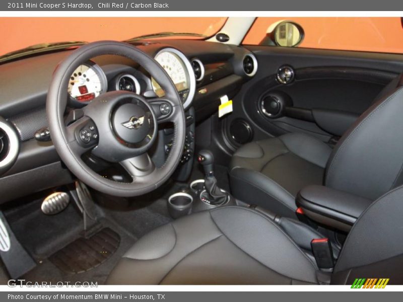 Chili Red / Carbon Black 2011 Mini Cooper S Hardtop