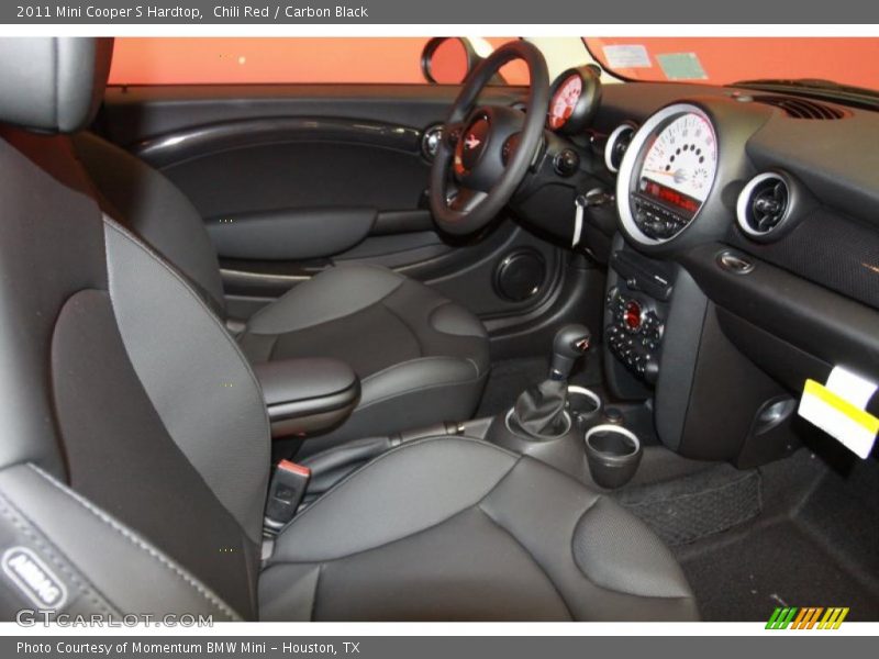 Chili Red / Carbon Black 2011 Mini Cooper S Hardtop