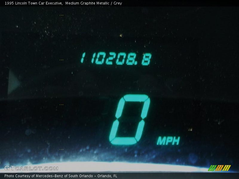 Medium Graphite Metallic / Grey 1995 Lincoln Town Car Executive