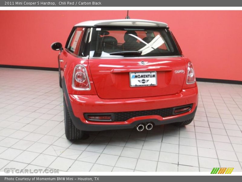 Chili Red / Carbon Black 2011 Mini Cooper S Hardtop