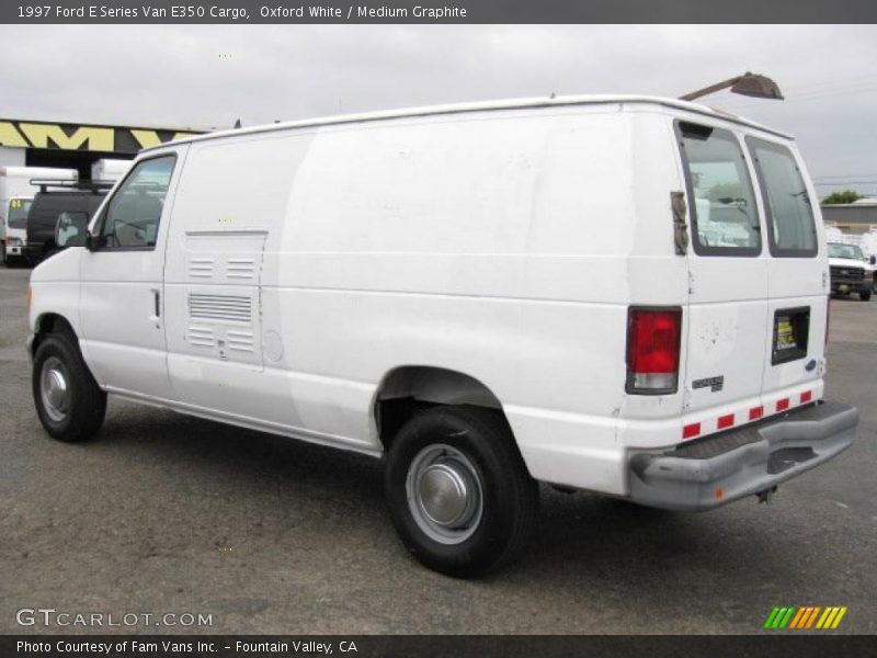 Oxford White / Medium Graphite 1997 Ford E Series Van E350 Cargo