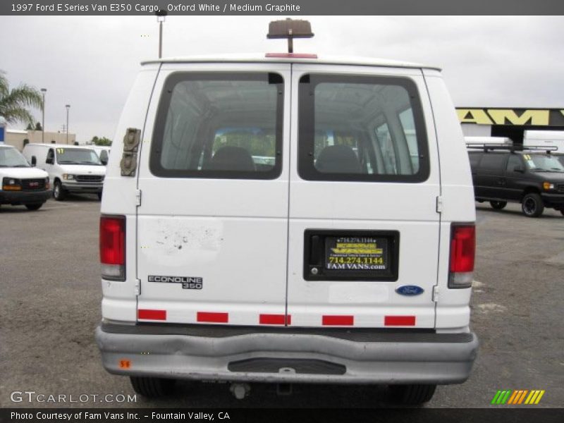 Oxford White / Medium Graphite 1997 Ford E Series Van E350 Cargo