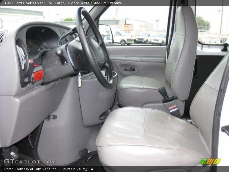  1997 E Series Van E350 Cargo Medium Graphite Interior