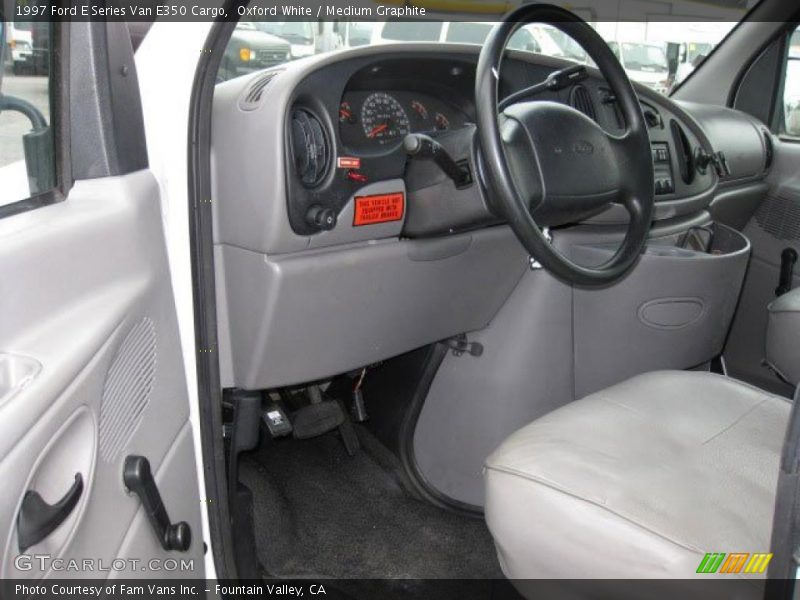 Medium Graphite Interior - 1997 E Series Van E350 Cargo 