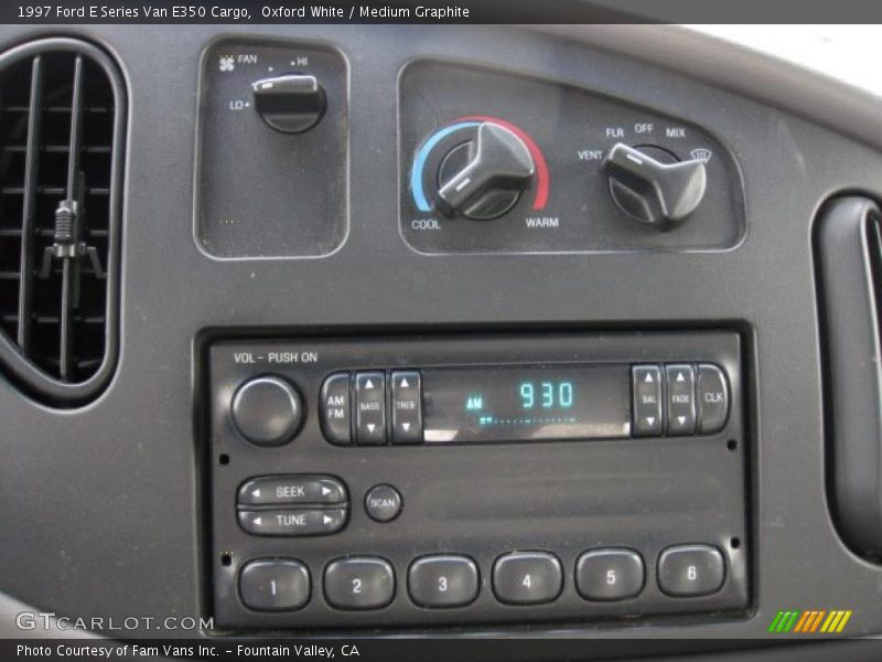 Controls of 1997 E Series Van E350 Cargo