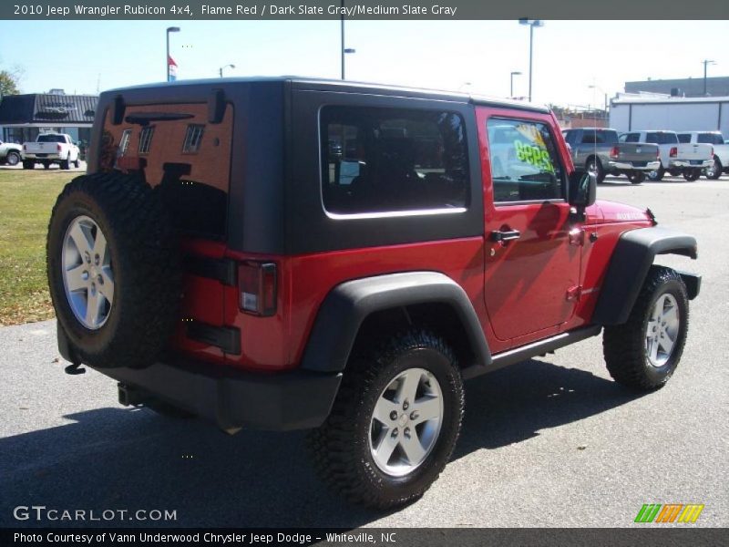 Flame Red / Dark Slate Gray/Medium Slate Gray 2010 Jeep Wrangler Rubicon 4x4