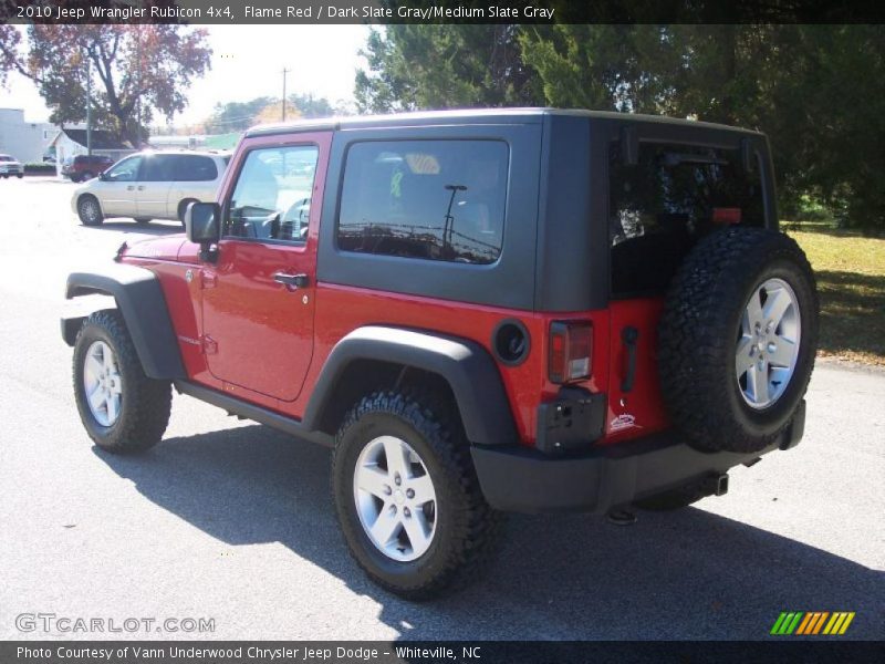 Flame Red / Dark Slate Gray/Medium Slate Gray 2010 Jeep Wrangler Rubicon 4x4