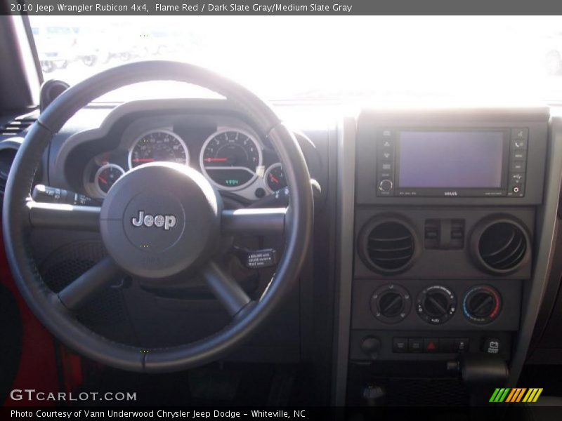 Flame Red / Dark Slate Gray/Medium Slate Gray 2010 Jeep Wrangler Rubicon 4x4