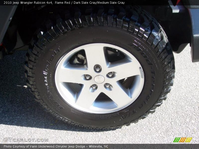 Flame Red / Dark Slate Gray/Medium Slate Gray 2010 Jeep Wrangler Rubicon 4x4