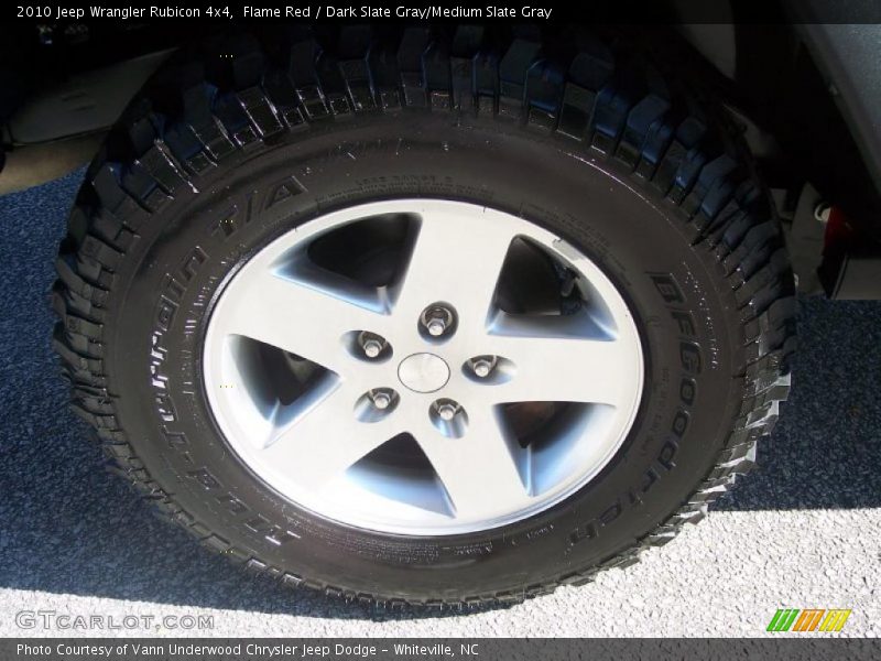 Flame Red / Dark Slate Gray/Medium Slate Gray 2010 Jeep Wrangler Rubicon 4x4