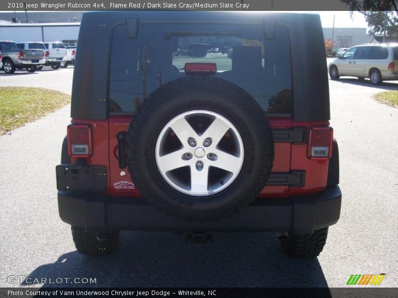 Flame Red / Dark Slate Gray/Medium Slate Gray 2010 Jeep Wrangler Rubicon 4x4