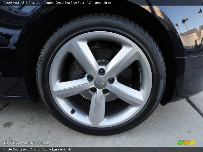 Deep Sea Blue Pearl / Cinnamon Brown 2009 Audi A5 3.2 quattro Coupe