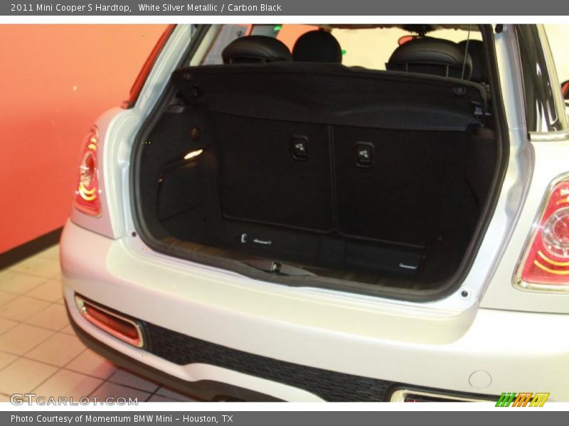 White Silver Metallic / Carbon Black 2011 Mini Cooper S Hardtop