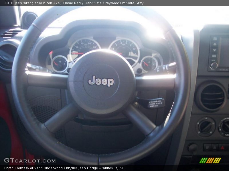 Flame Red / Dark Slate Gray/Medium Slate Gray 2010 Jeep Wrangler Rubicon 4x4