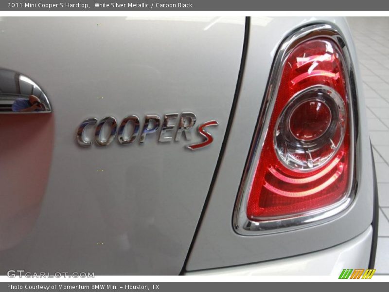 White Silver Metallic / Carbon Black 2011 Mini Cooper S Hardtop