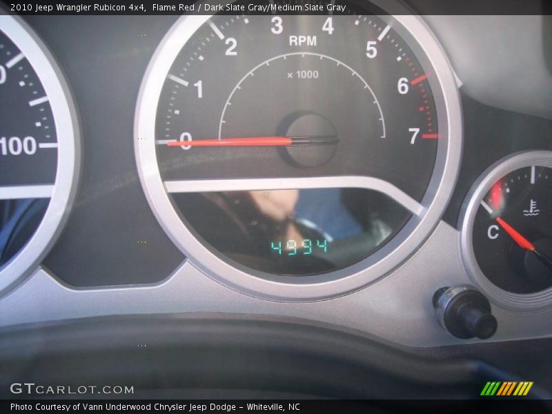 Flame Red / Dark Slate Gray/Medium Slate Gray 2010 Jeep Wrangler Rubicon 4x4