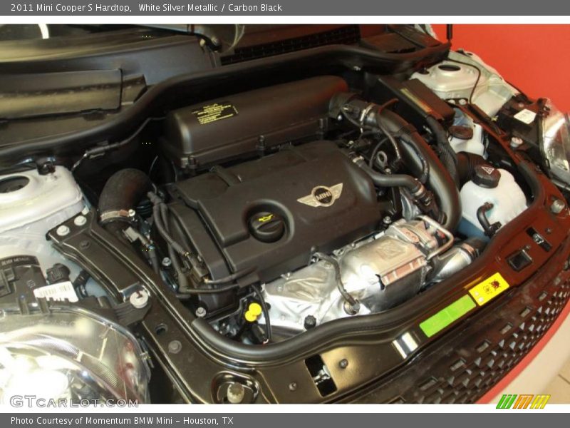 White Silver Metallic / Carbon Black 2011 Mini Cooper S Hardtop