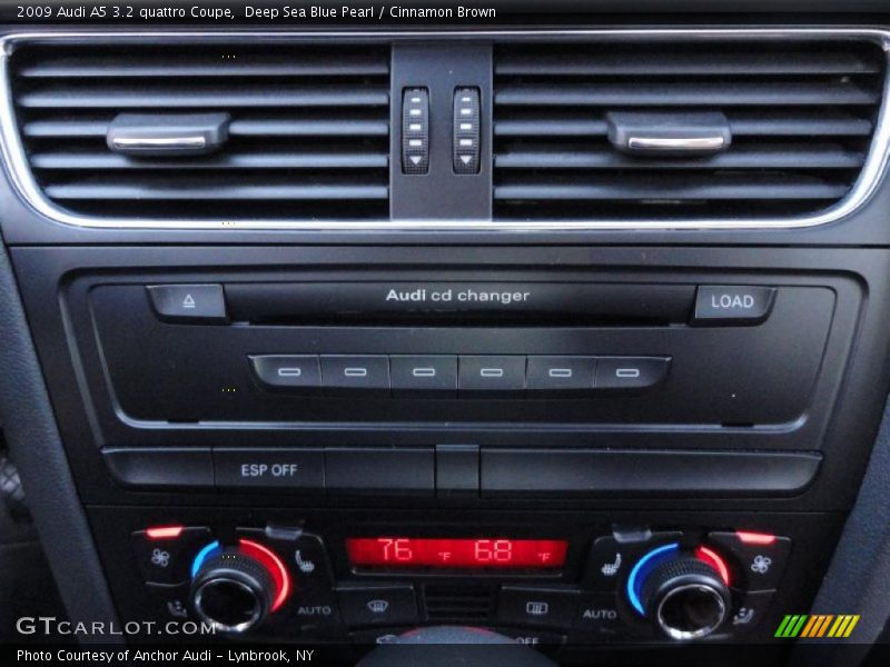 Deep Sea Blue Pearl / Cinnamon Brown 2009 Audi A5 3.2 quattro Coupe