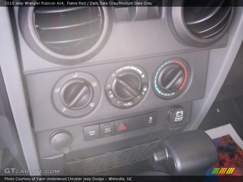 Flame Red / Dark Slate Gray/Medium Slate Gray 2010 Jeep Wrangler Rubicon 4x4