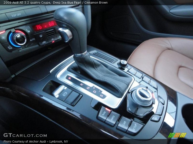 Deep Sea Blue Pearl / Cinnamon Brown 2009 Audi A5 3.2 quattro Coupe