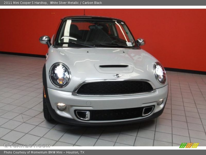 White Silver Metallic / Carbon Black 2011 Mini Cooper S Hardtop