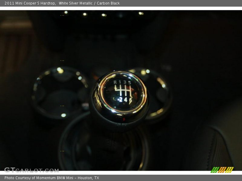 White Silver Metallic / Carbon Black 2011 Mini Cooper S Hardtop