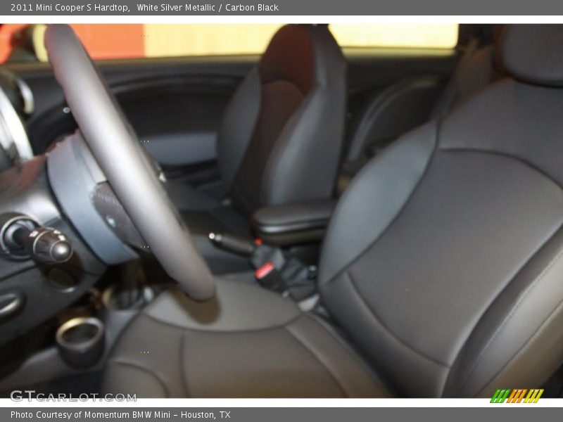 White Silver Metallic / Carbon Black 2011 Mini Cooper S Hardtop