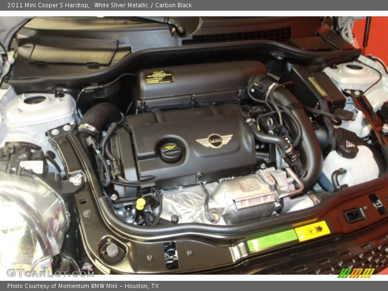 White Silver Metallic / Carbon Black 2011 Mini Cooper S Hardtop