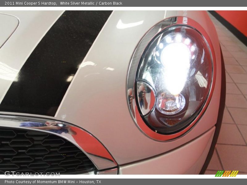 White Silver Metallic / Carbon Black 2011 Mini Cooper S Hardtop