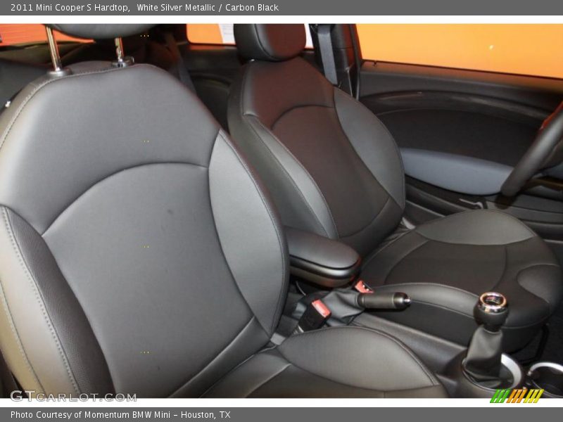 White Silver Metallic / Carbon Black 2011 Mini Cooper S Hardtop