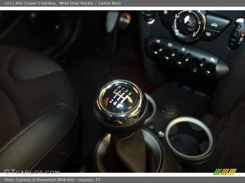 White Silver Metallic / Carbon Black 2011 Mini Cooper S Hardtop