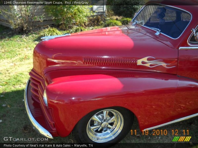 Red / Red/Gray 1948 Chevrolet Fleetmaster Sport Coupe