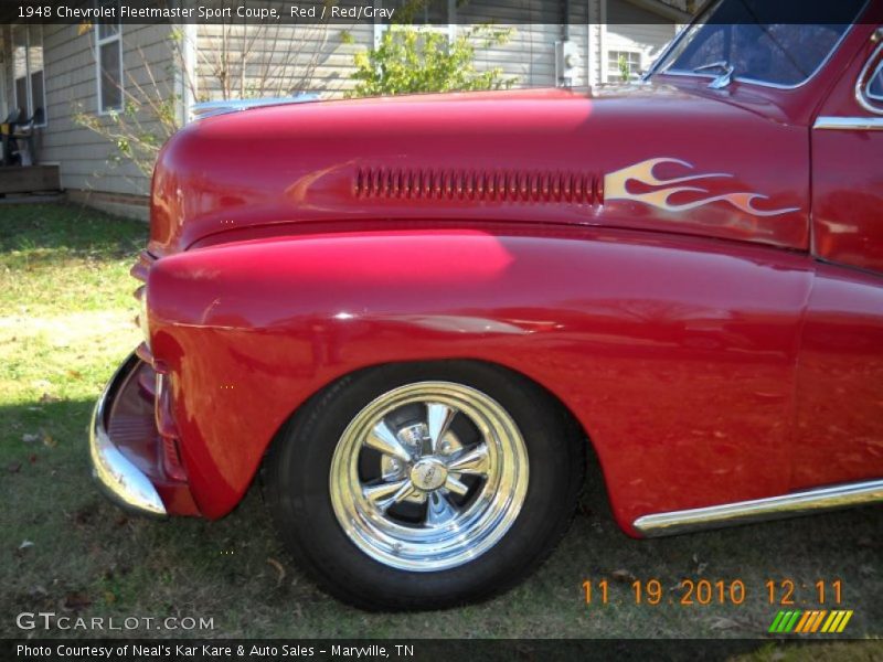 Red / Red/Gray 1948 Chevrolet Fleetmaster Sport Coupe