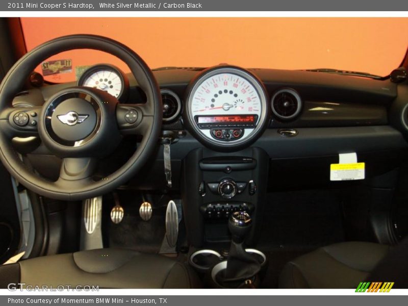 White Silver Metallic / Carbon Black 2011 Mini Cooper S Hardtop