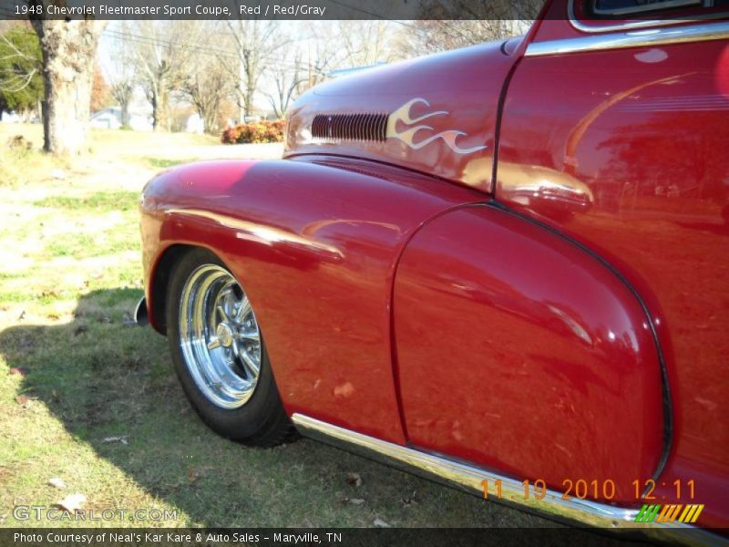 Red / Red/Gray 1948 Chevrolet Fleetmaster Sport Coupe