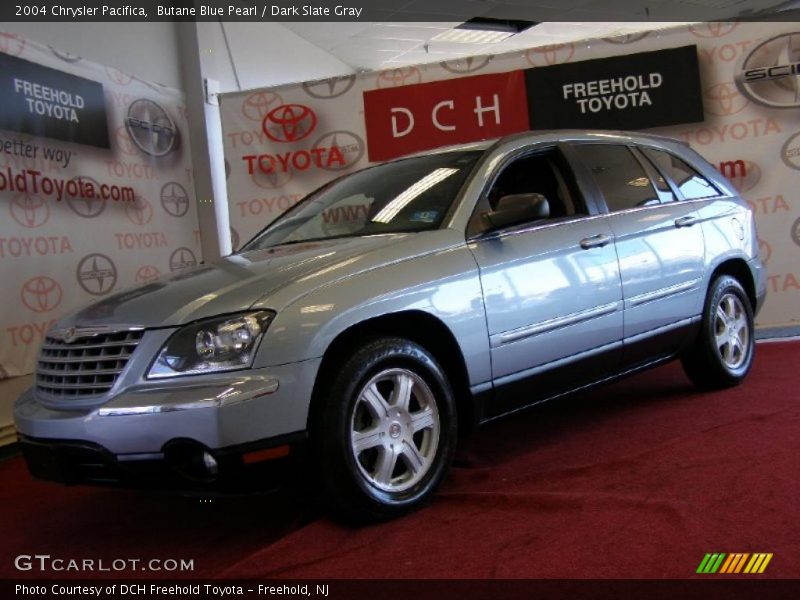 Butane Blue Pearl / Dark Slate Gray 2004 Chrysler Pacifica