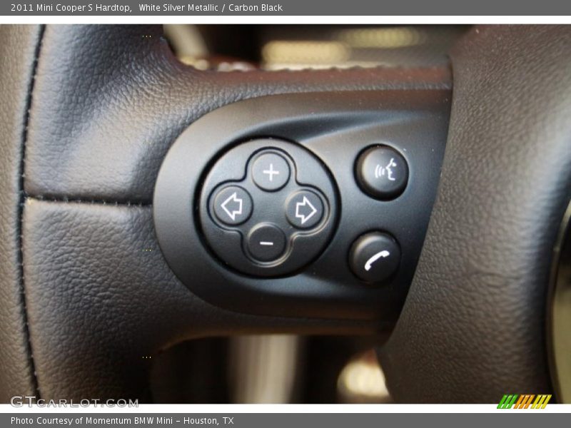 White Silver Metallic / Carbon Black 2011 Mini Cooper S Hardtop