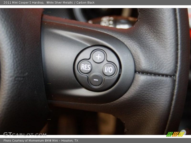 White Silver Metallic / Carbon Black 2011 Mini Cooper S Hardtop