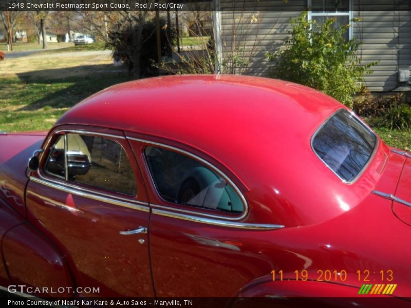 Red / Red/Gray 1948 Chevrolet Fleetmaster Sport Coupe