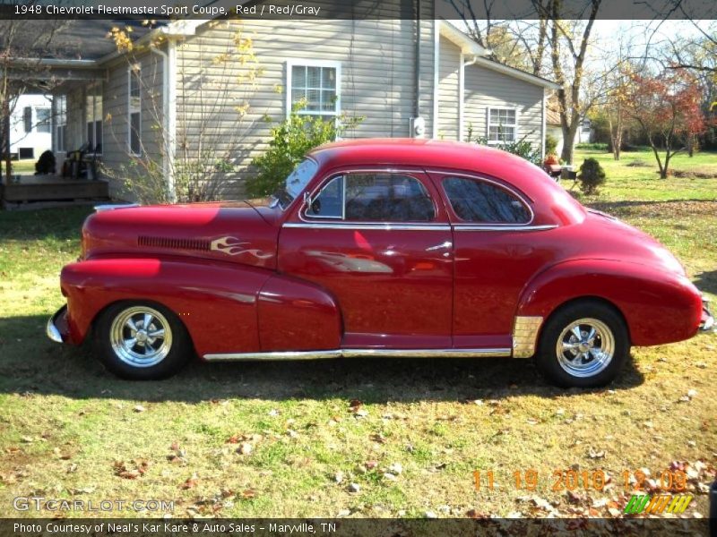 Red / Red/Gray 1948 Chevrolet Fleetmaster Sport Coupe