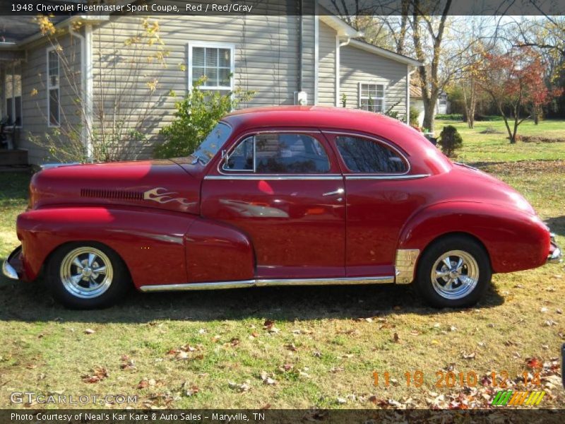 Red / Red/Gray 1948 Chevrolet Fleetmaster Sport Coupe