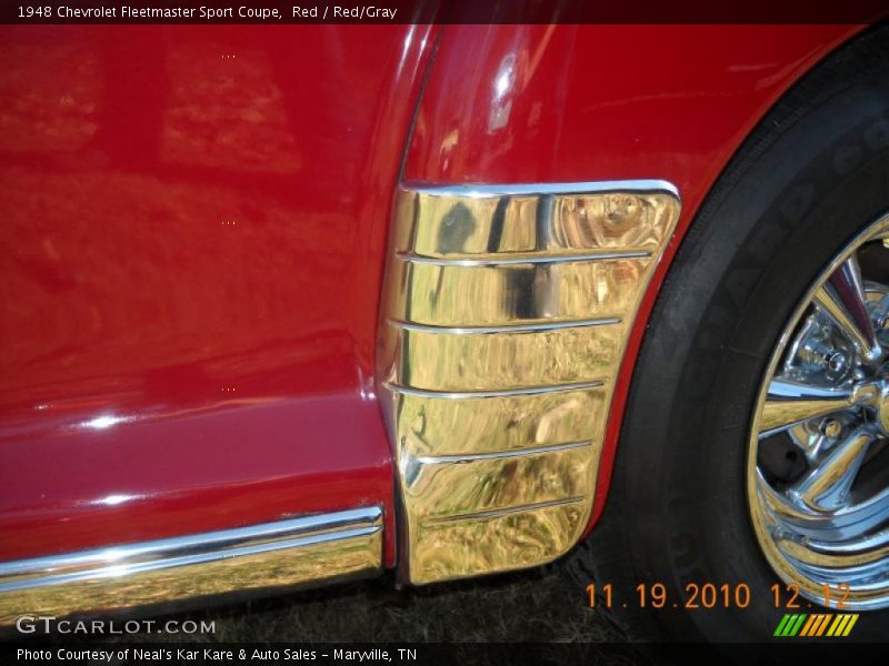 Red / Red/Gray 1948 Chevrolet Fleetmaster Sport Coupe