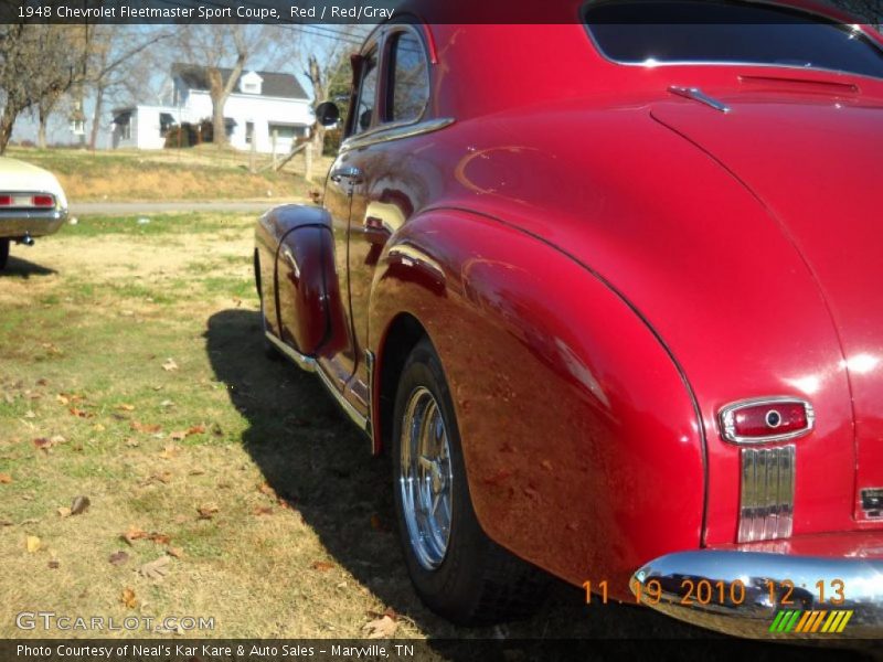 Red / Red/Gray 1948 Chevrolet Fleetmaster Sport Coupe