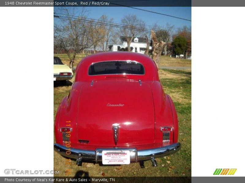 Red / Red/Gray 1948 Chevrolet Fleetmaster Sport Coupe