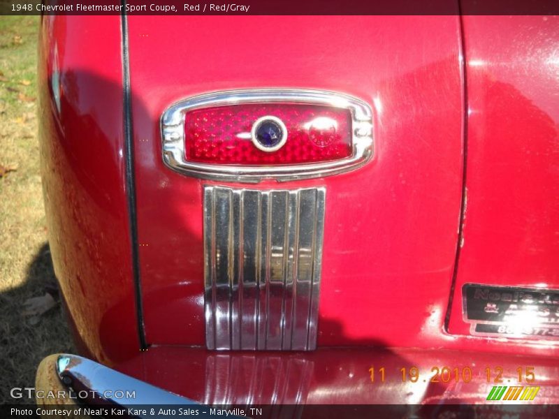 Red / Red/Gray 1948 Chevrolet Fleetmaster Sport Coupe